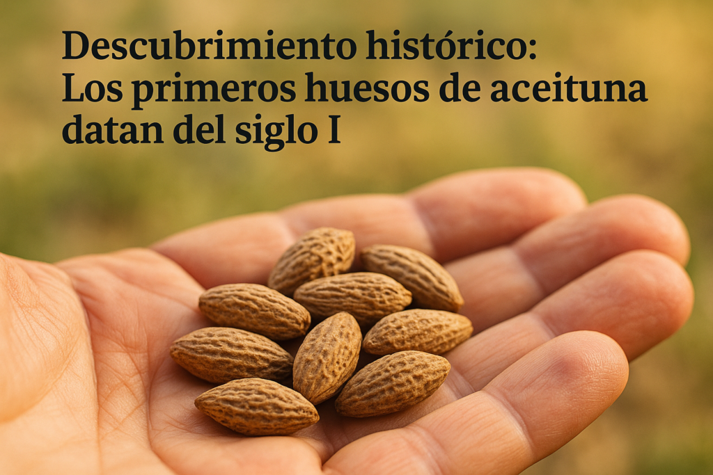 : Los primeros huesos de aceituna datan del siglo I