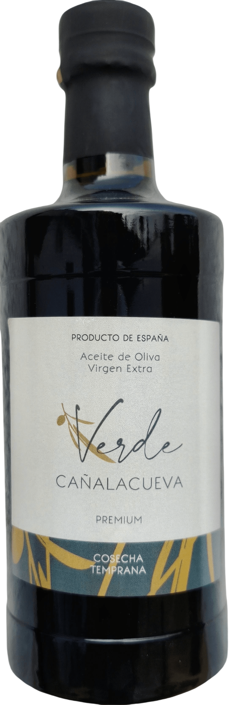 Botella de Aceite Verde Cañalacueva Premium
